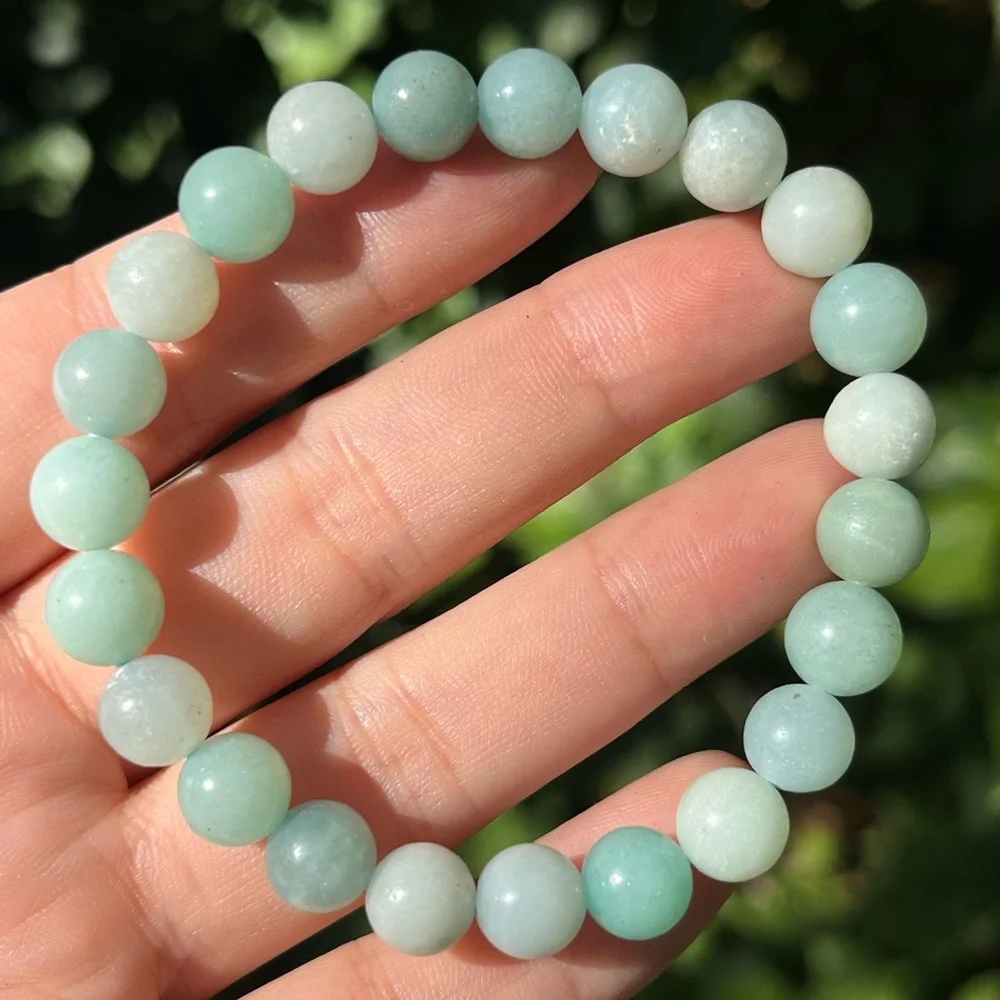 8mm stretchable carribean calcite‎ bracelet